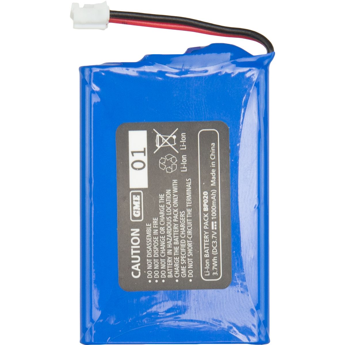 GME Battery Pack Li-Ion 1000 mAh (Suits TX665/TX667) BP020