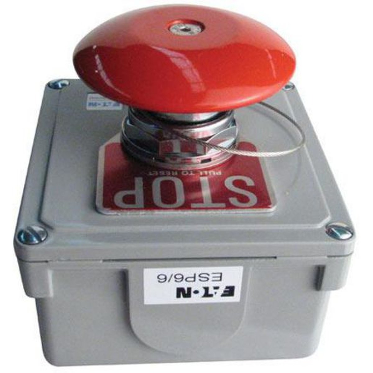 Eaton Push Emergency Stop Switch On-Off-DPST (Contacts Rated 10A @ 12 or 24V) ESP6/6