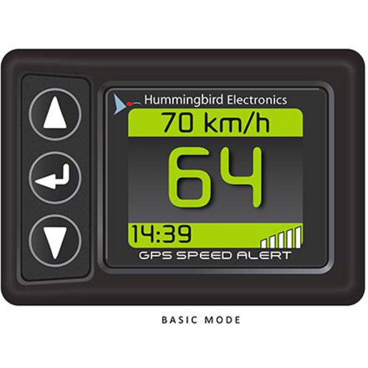 Hummingbird GPS Speed Alert Including Bracket Dash Mount HMSA3300