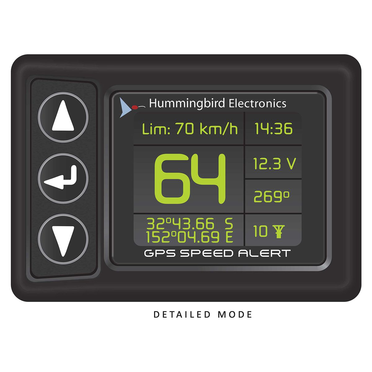 Hummingbird Hummingbird GPS Speedometer HMSA3000