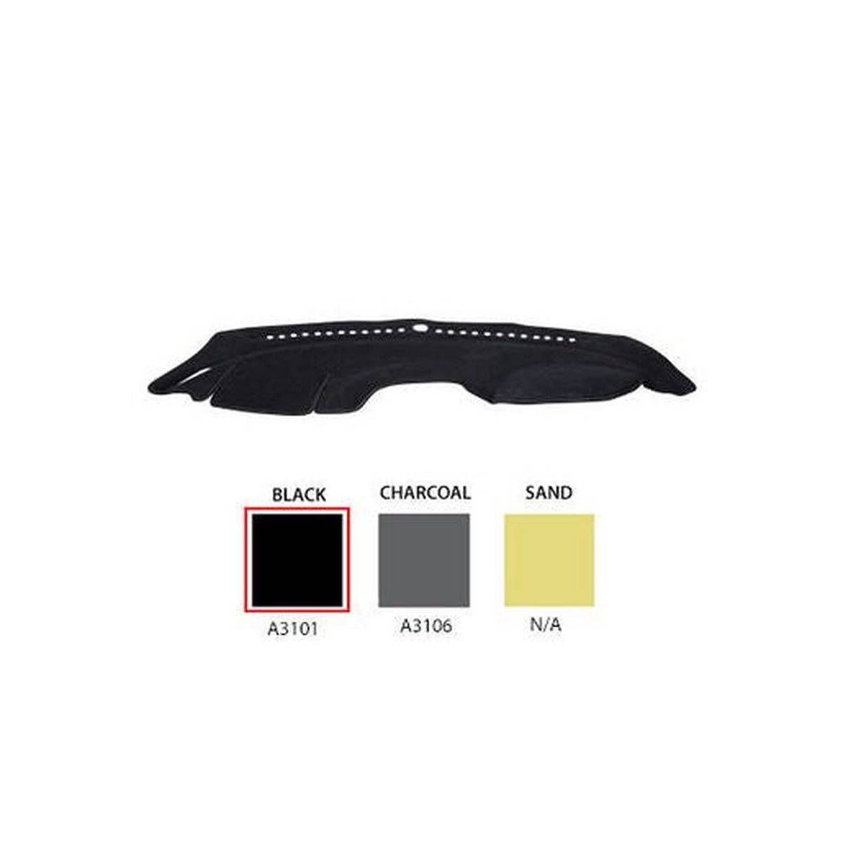 Sunland Dashmat Black fits Kia Cerato YD A3101