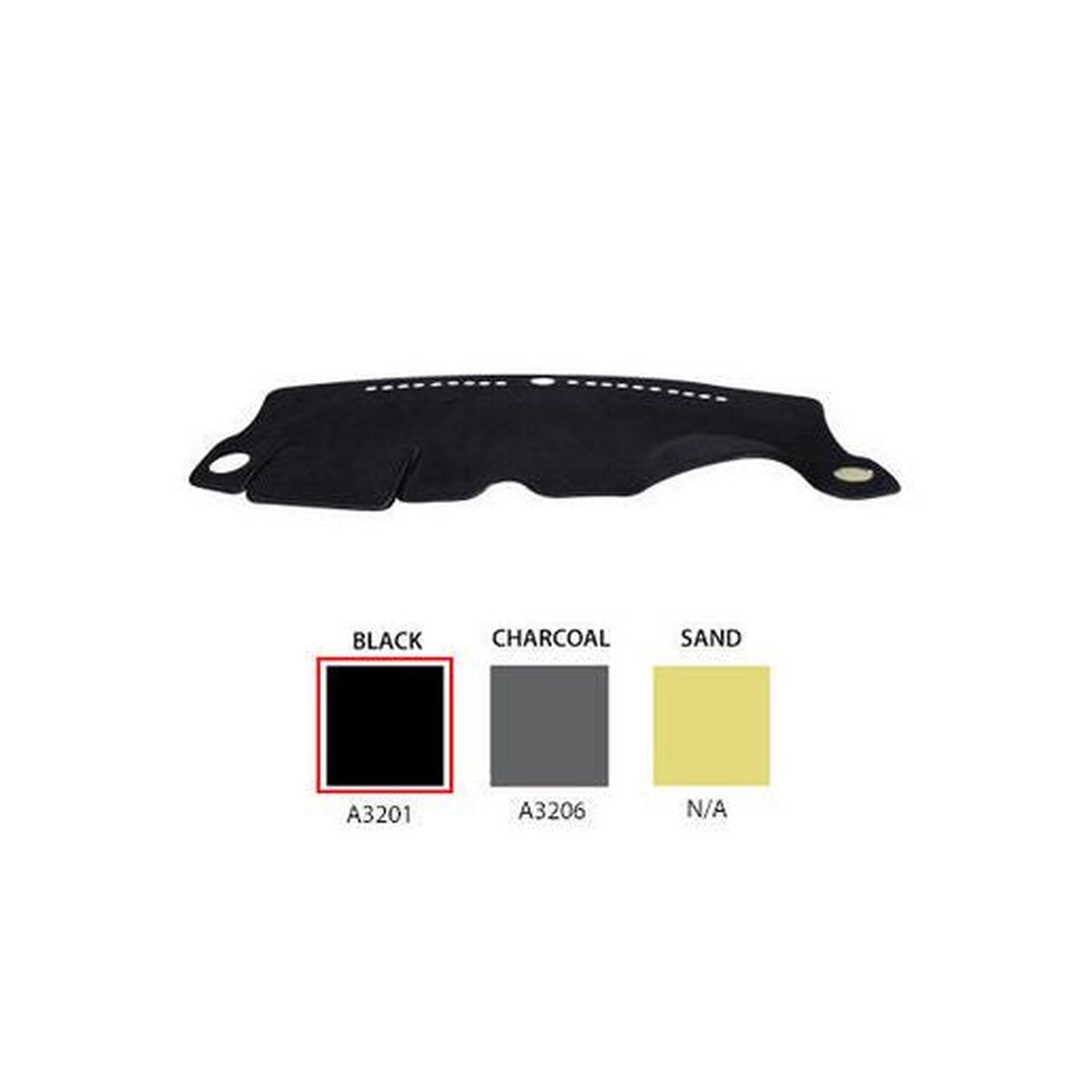 Sunland Dashmat Black fits Kia Picanto TA A3201