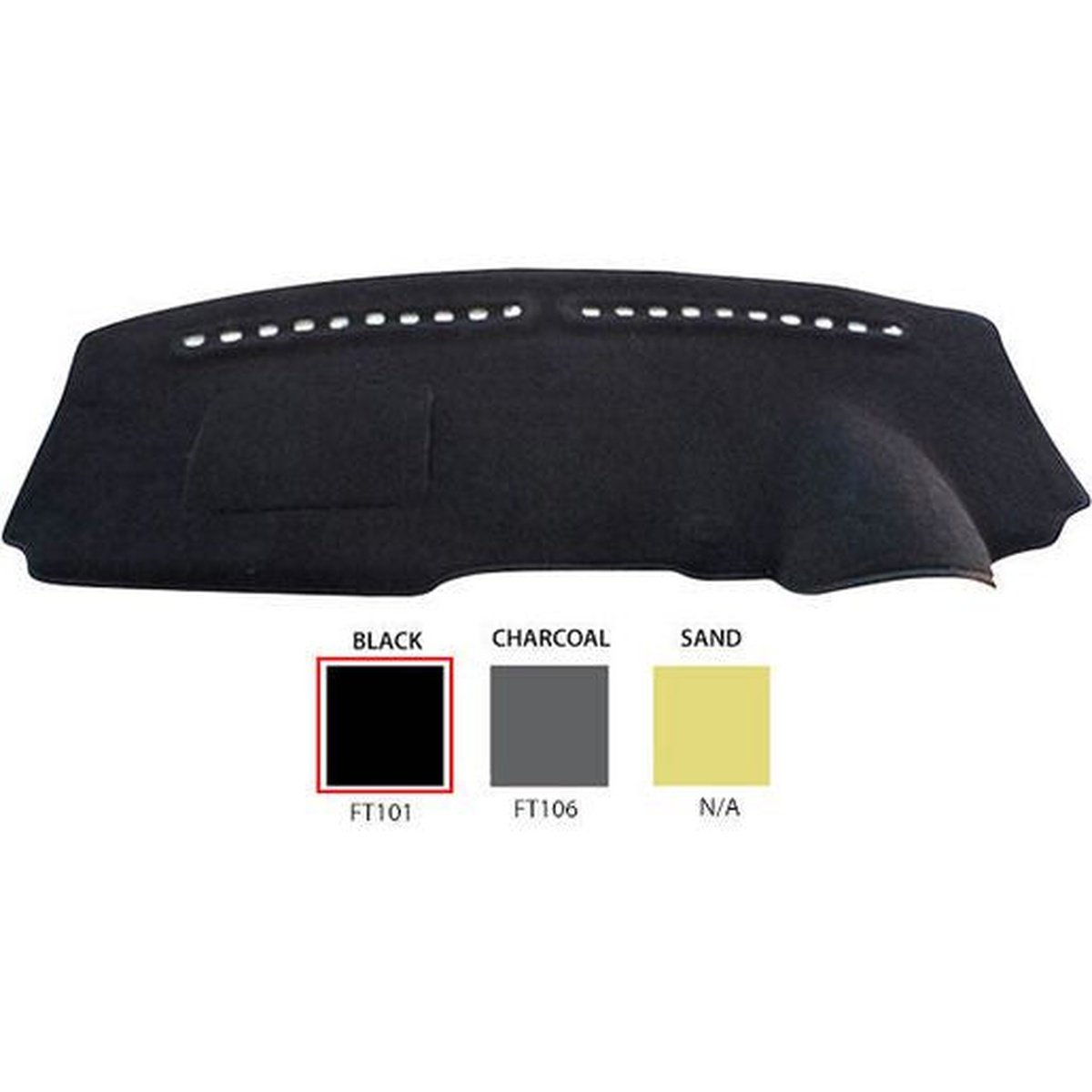 Sunland Dashmat Black fits FIAT 500 FT101