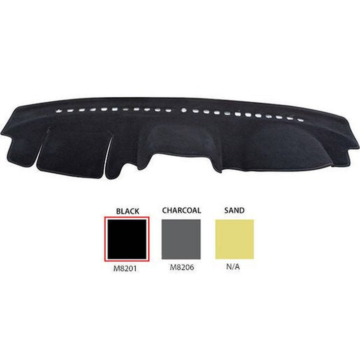 Sunland Dashmat fits MITSUBISHI CHALLENGER (PC - 8/13 to 12/15) - Black