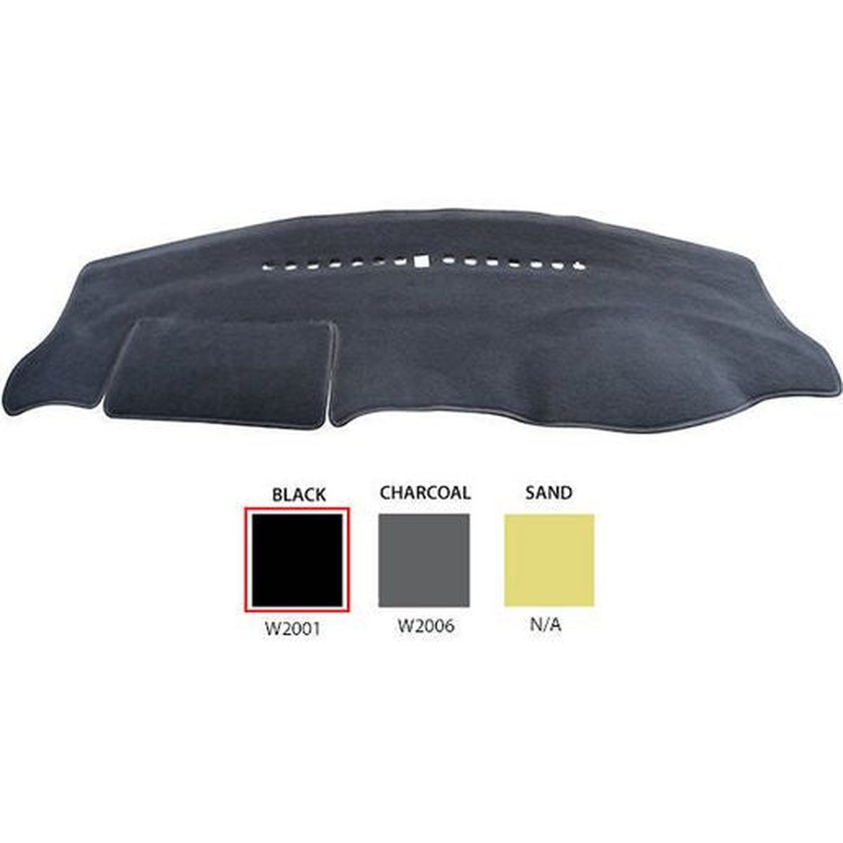 Sunland Dashmat Black fits VOLKSWAGEN GOLF GEN 7 MY11 - MY13 W2001