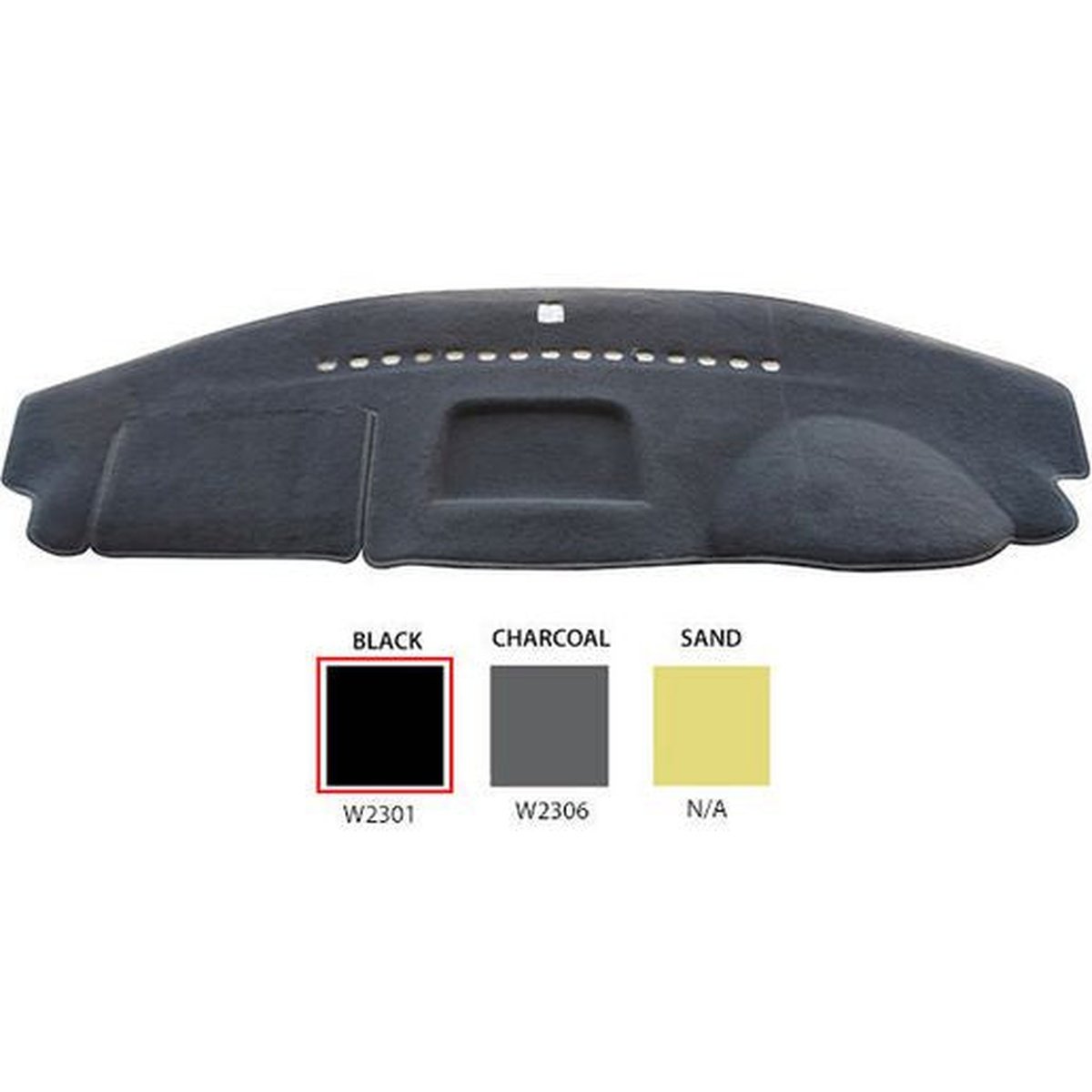 Sunland Dashmat Black fits VOLKSWAGEN TIGUAN 5N MY10-MY16 W2301