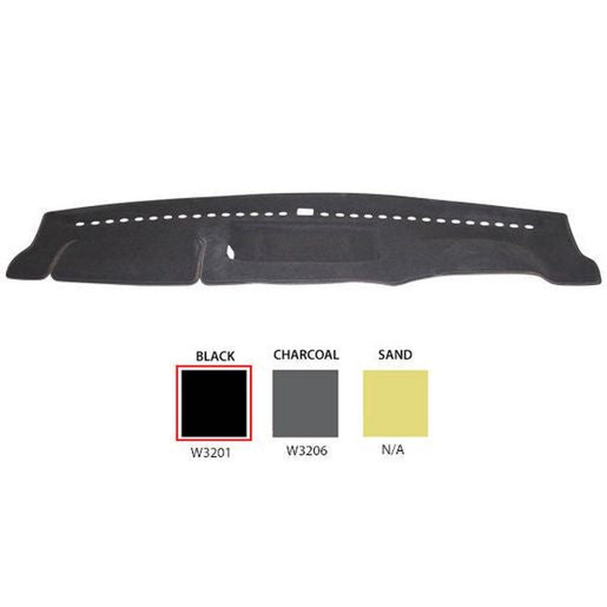 Sunland Dashmat fits VOLKSWAGEN AMAROK (2H MY17) - Black