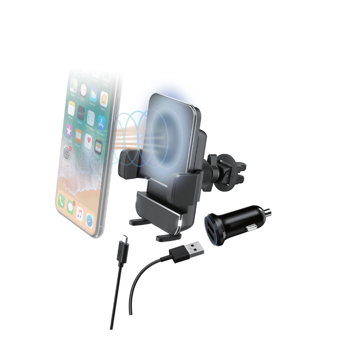 Aerpro Wireless Phone Charger Vent Mount APWHVLOK