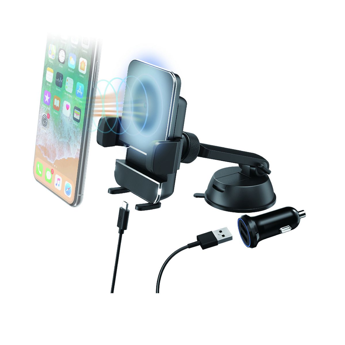 Aerpro Wireless Phone Charger Suction Mount APWHSHLD