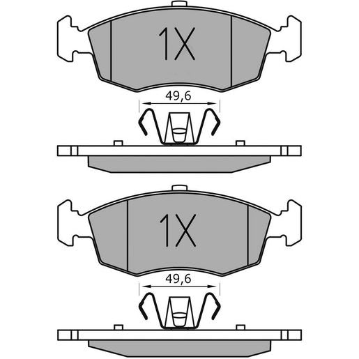 MEYLE Original Brake Pad Set Front 025 253 2317