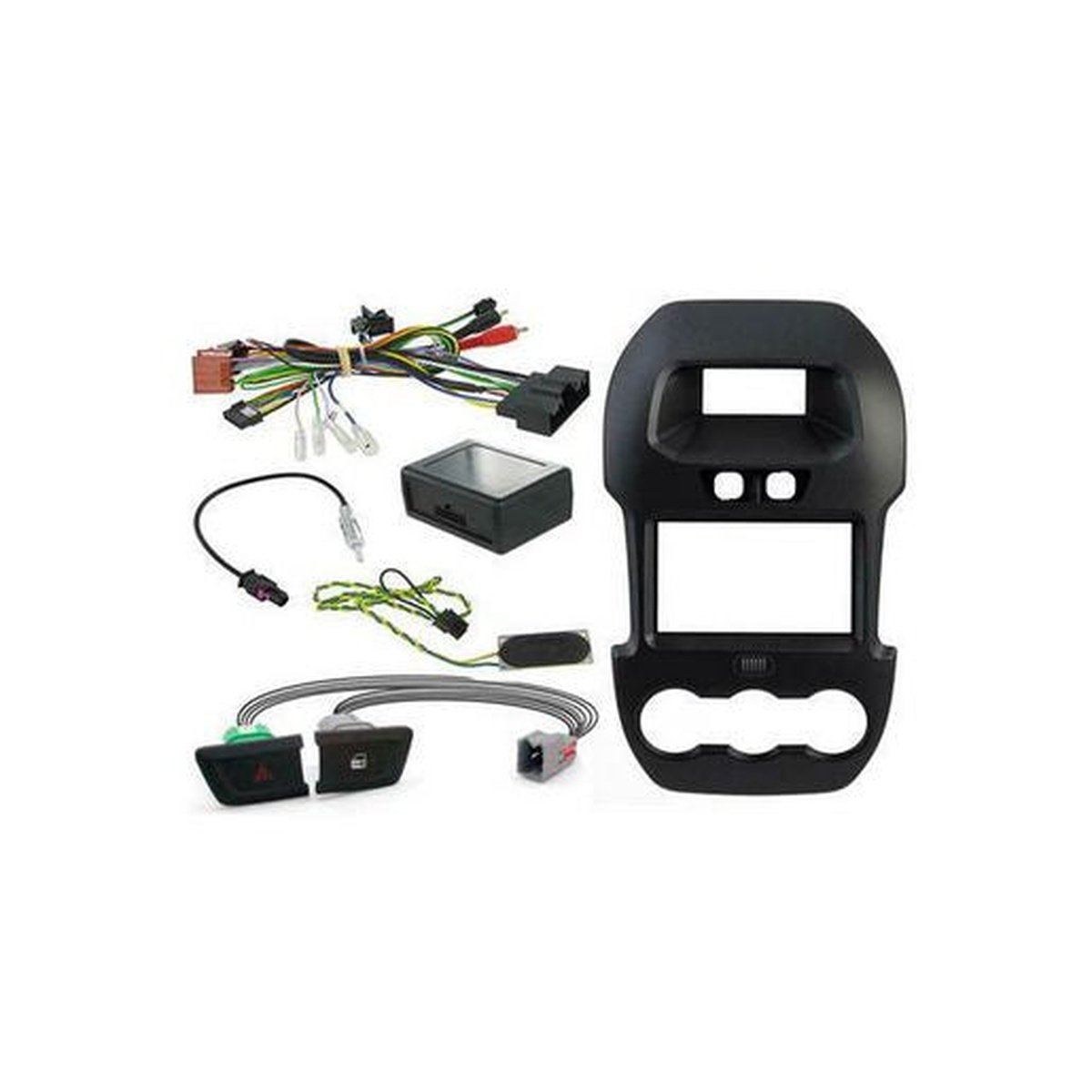 Aerpro Double Din Headunit Installation Kit Black Suits Ford Ranger 4.2" OEM Display FP8083KC