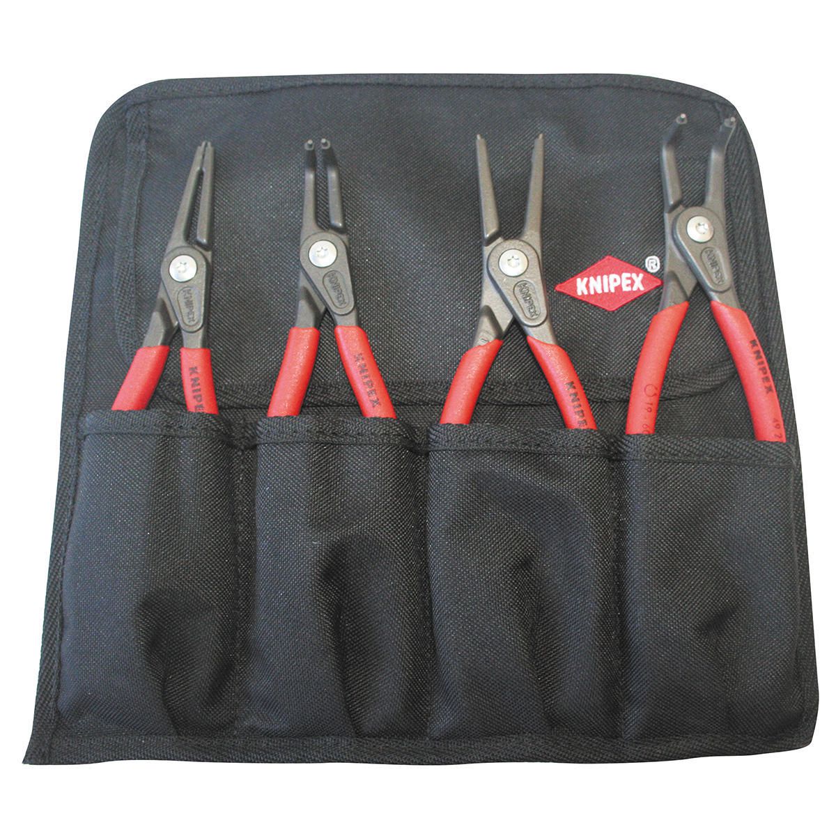 KNIPEX 4 Pc Precision Circlip Pliers Set 1958