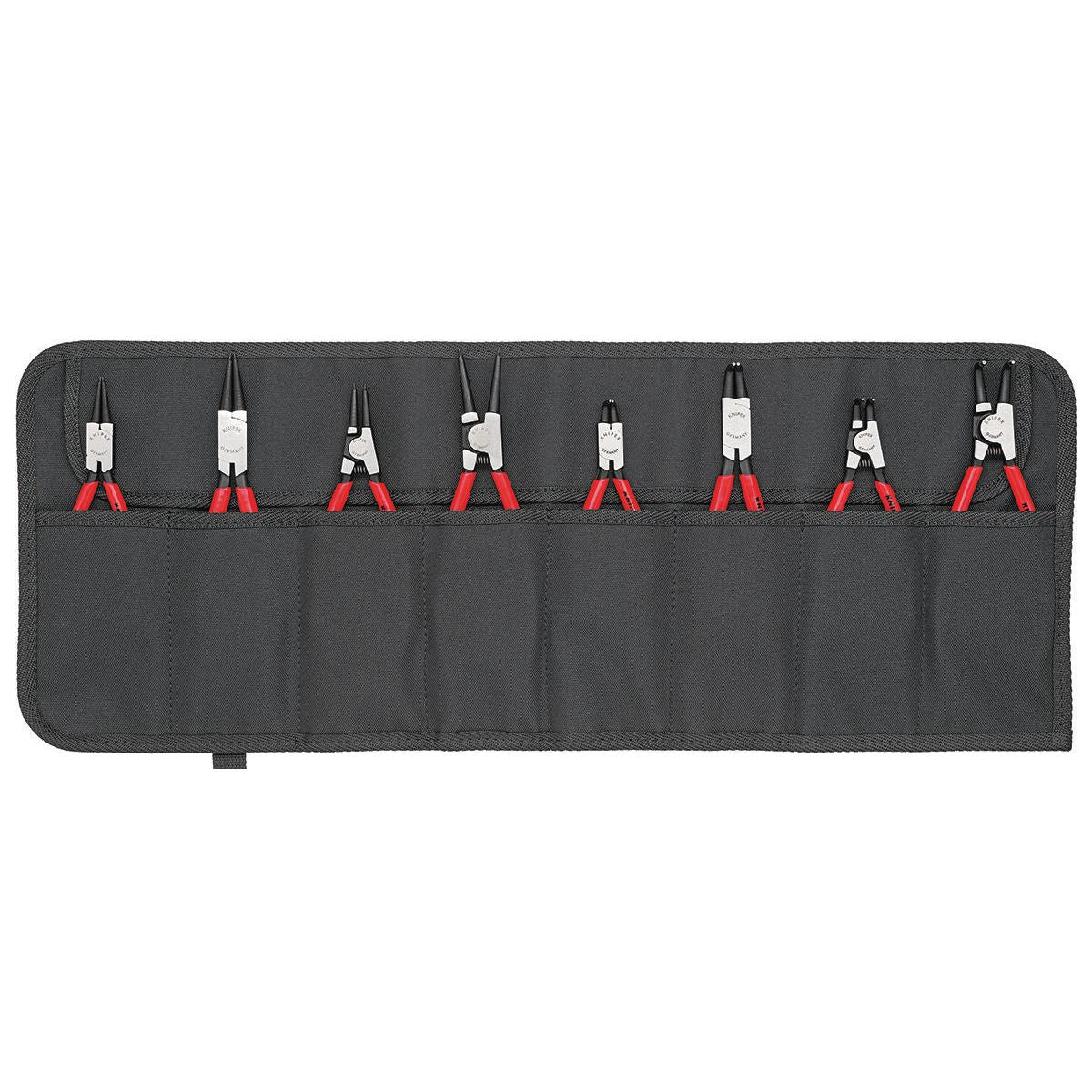 KNIPEX Circlip Plier Set - Tool Roll 8Pc 001958V01