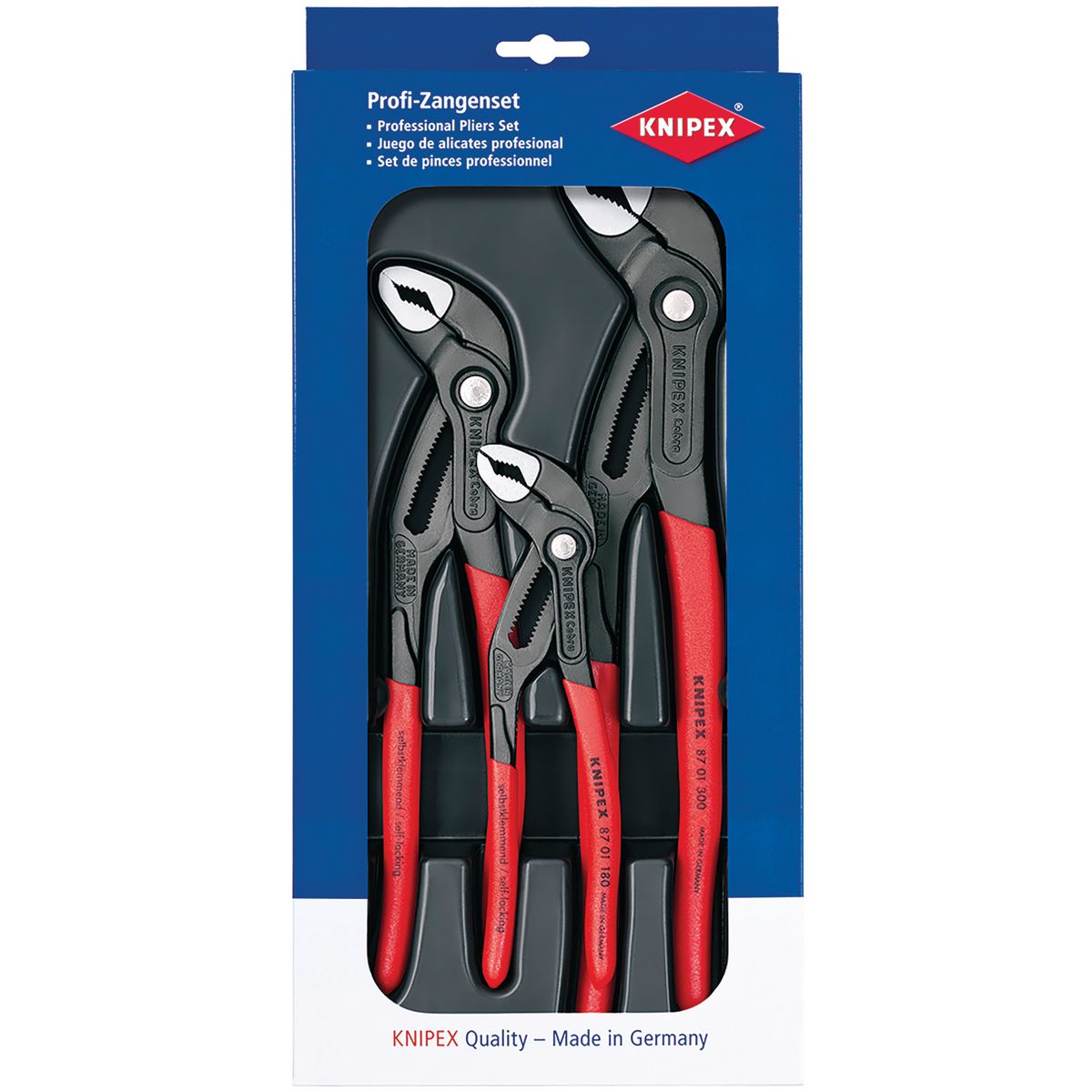 KNIPEX Cobra Tool Set 3Pc 002009V02