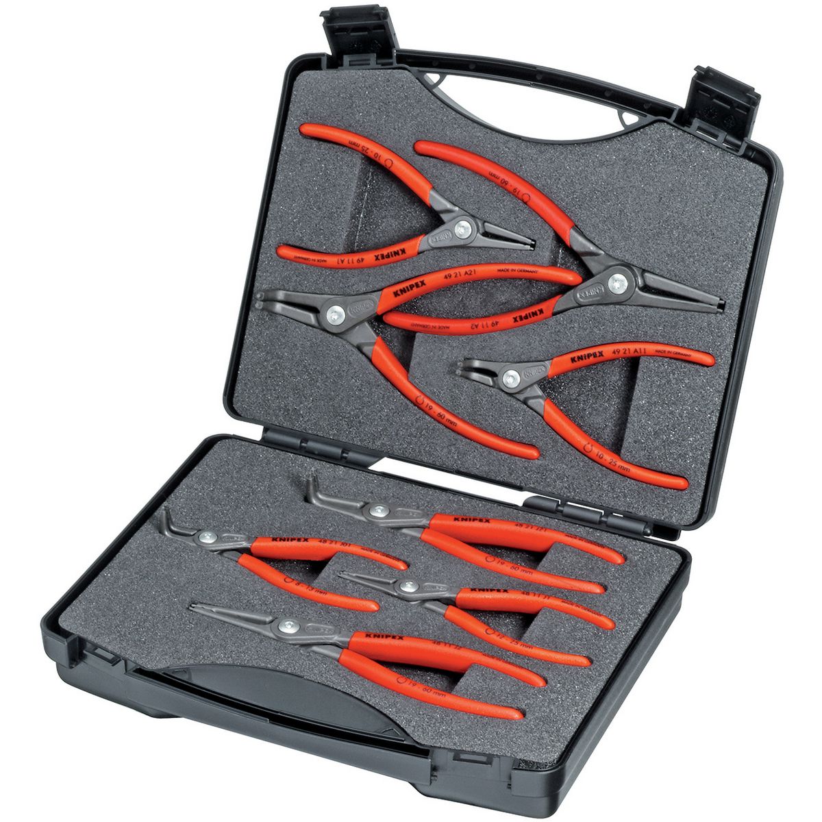 Knipex 8 Pc Precision Circlip Pliers Set 2125