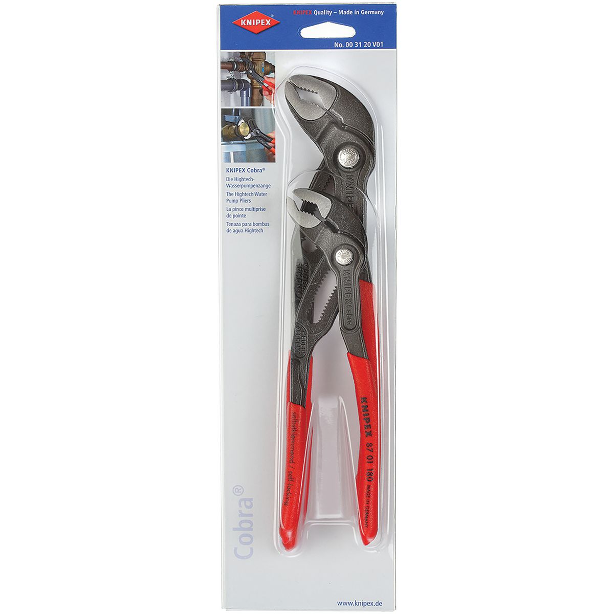 KNIPEX Cobra Tool Set 2Pc 003120V01