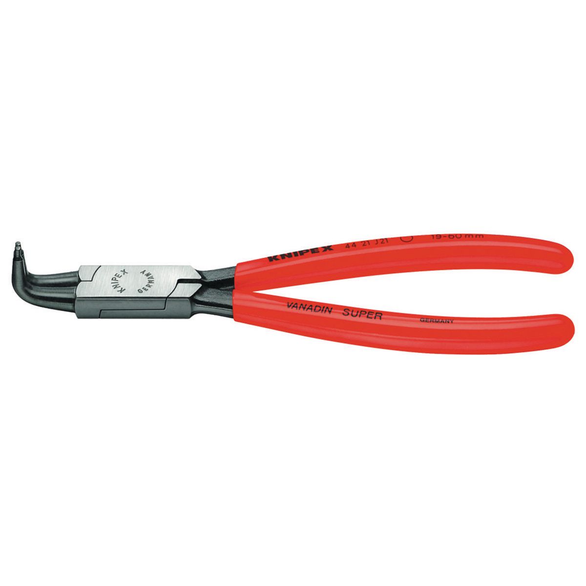 KNIPEX Internal Circlip Pliers Bent 215mm 4421J31