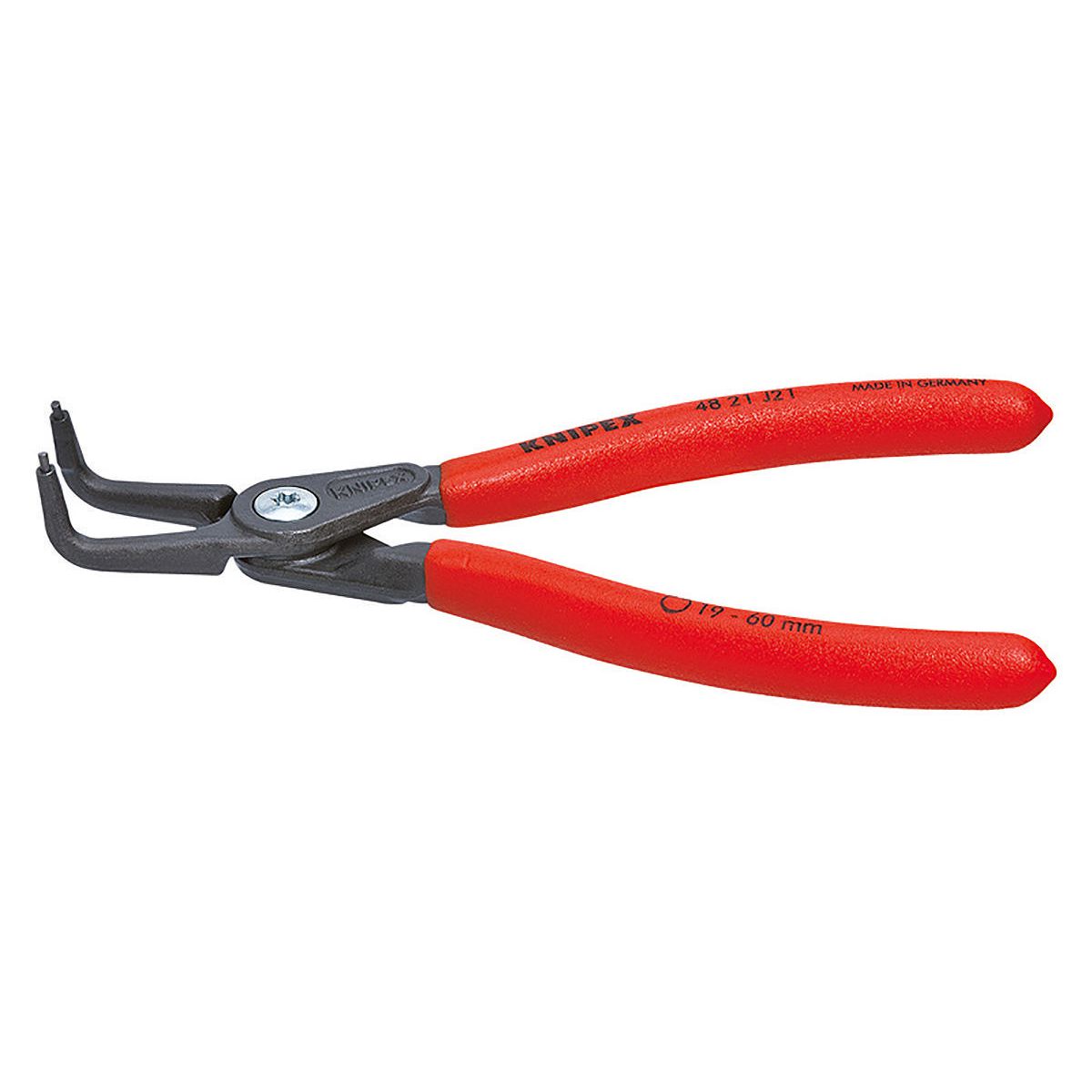 KNIPEX Precision Internal Circlip Pliers Bent 210mm 4821J31