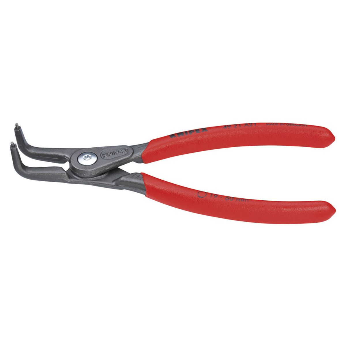 KNIPEX Precision External Circlip Pliers Bent 210mm 4921A31