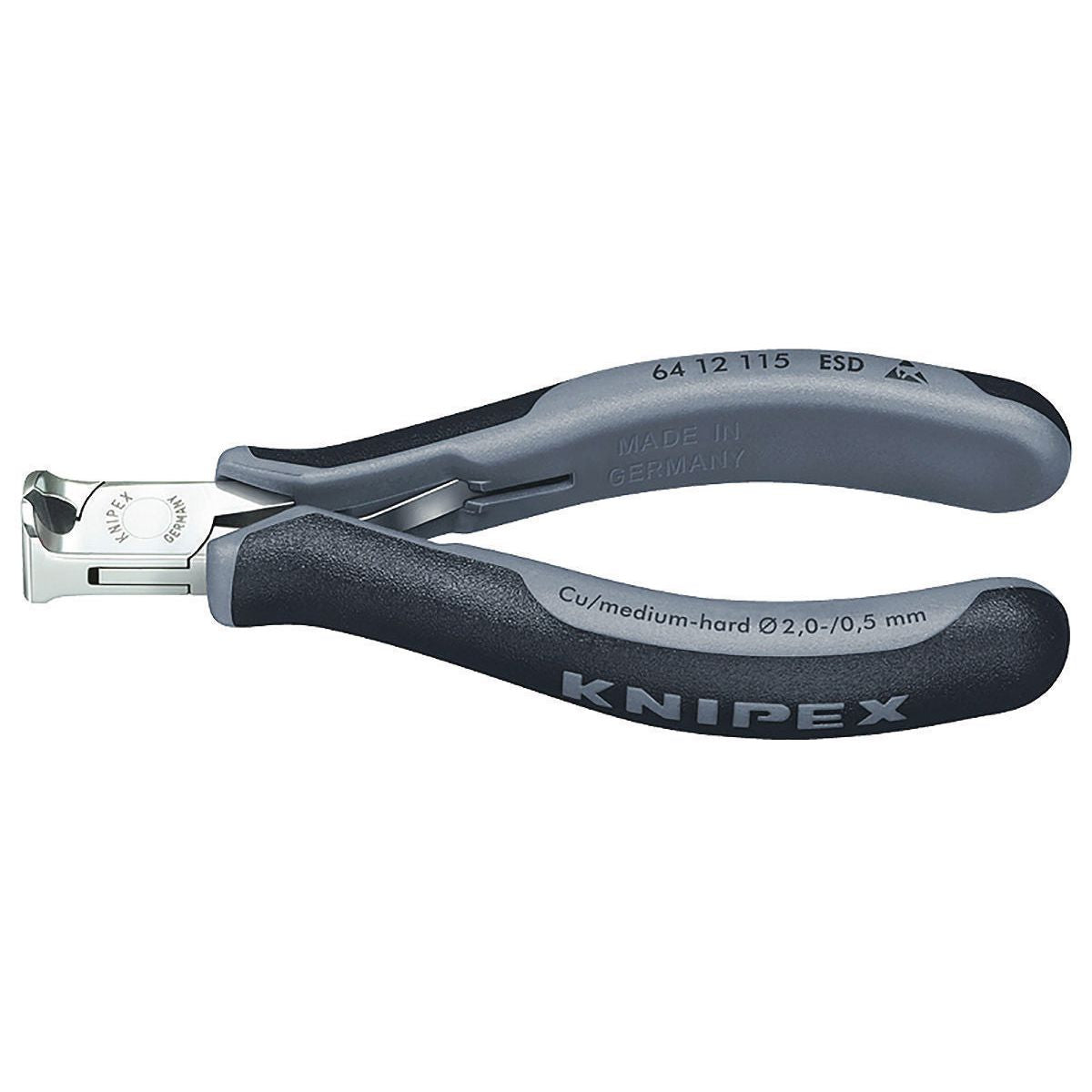 KNIPEX Electronics End Cutting Pliers ESD 115mm 6412115ESD