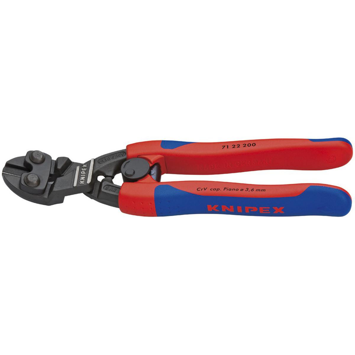 KNIPEX CoBolt Compact Bolt Cutter Bent 200mm 7122200