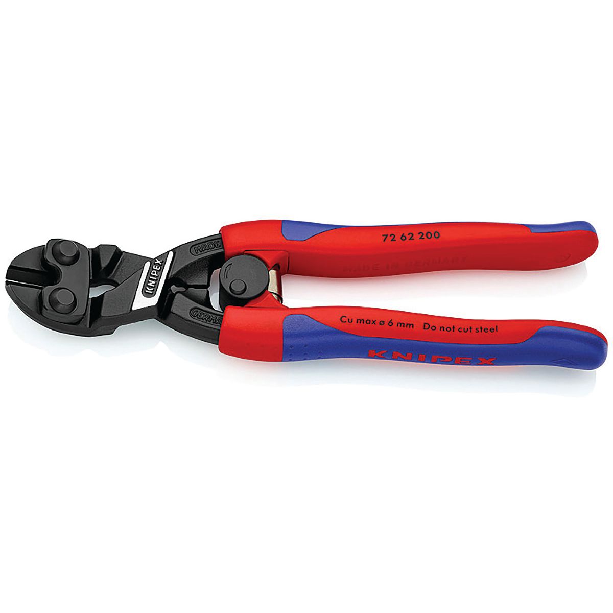 KNIPEX High Leverage Flush Cutting Pliers 200mm 7262200