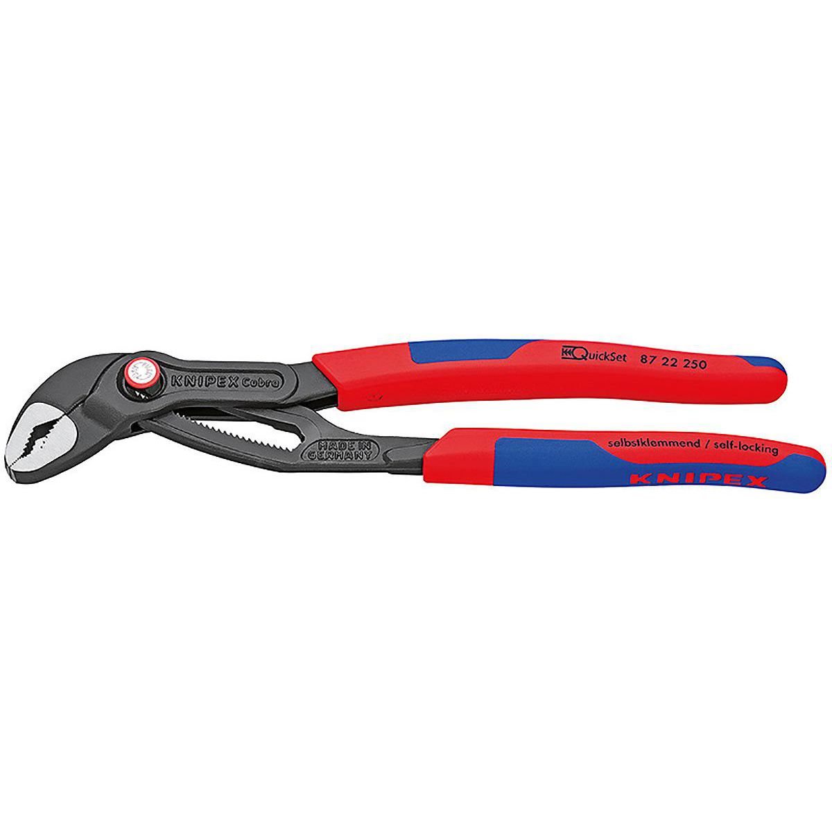 KNIPEX Cobra Quick Set Pliers 250mm 8722250