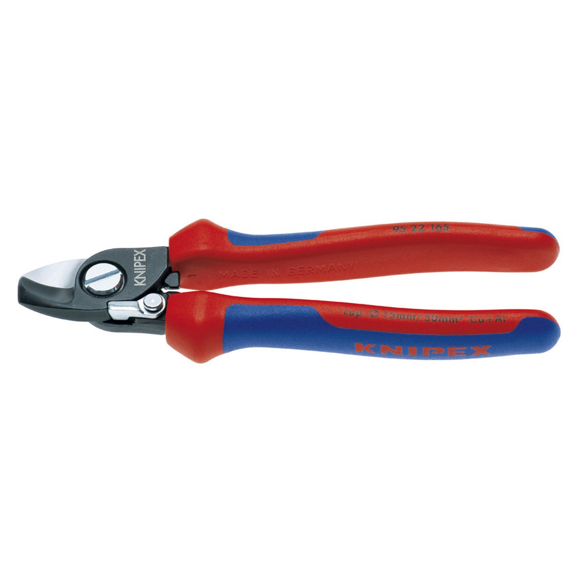 KNIPEX Cable Shears w/ Spring 165mm 9522165