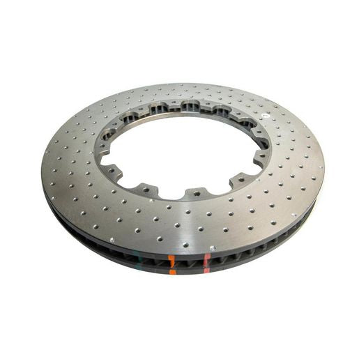 DBA T3 5000 Drilled Dimpled Replacement Brake Rotor 390mm LH DBA52068.1LXD