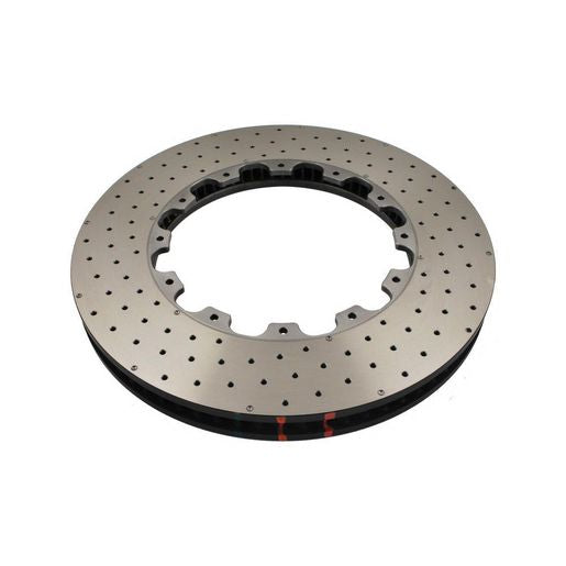 DBA T3 5000 Drilled Dimpled Replacement Brake Rotor 390mm RH DBA52068.1RXD