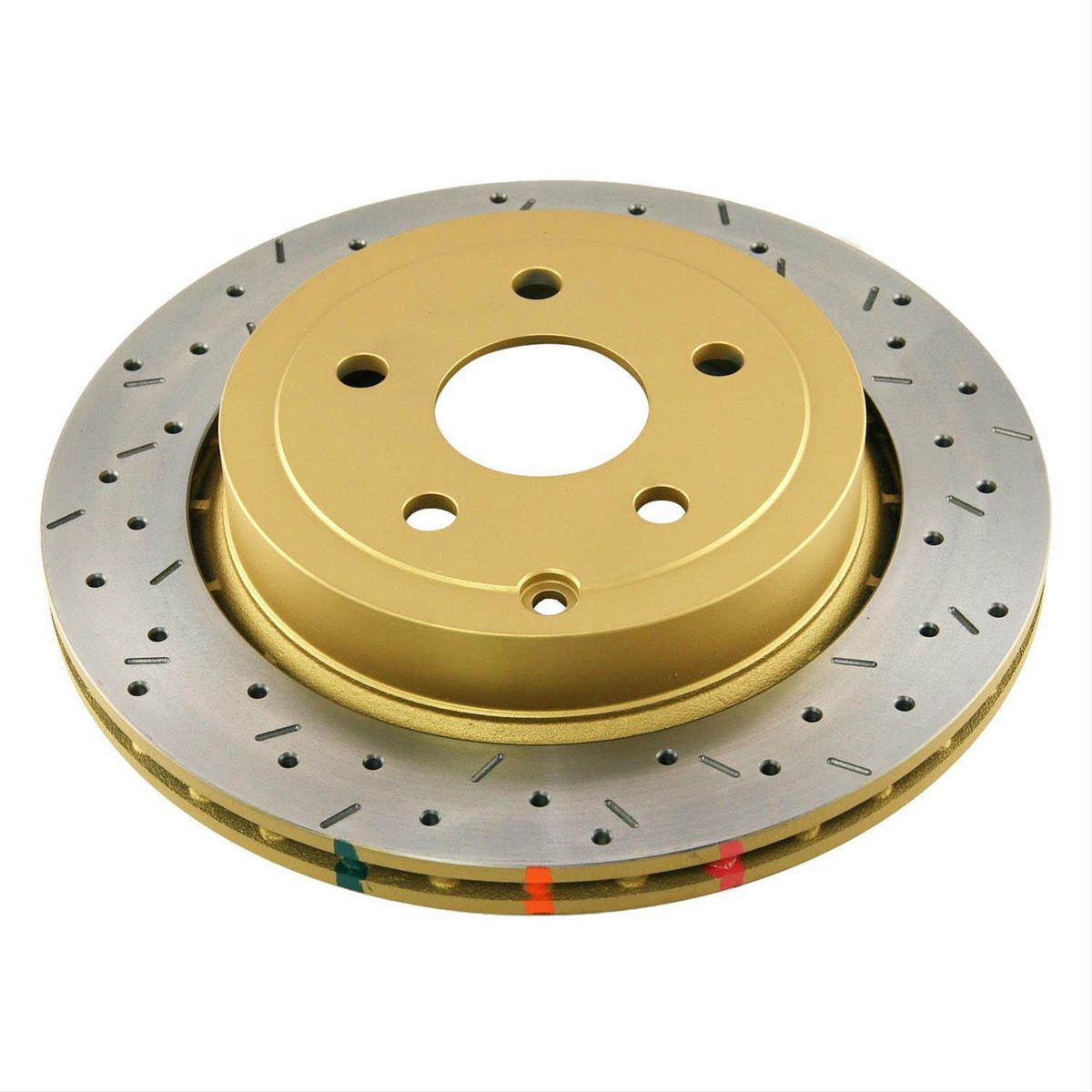 DBA HD 5000 Drilled Slotted 2Pc Brake Rotor Single 365mm DBA52030GLDXS