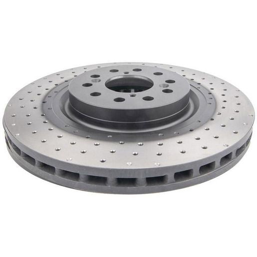 DBA XD 4000 Drilled Dimpled Brake Rotor Single 350mm Front DBA42698XD