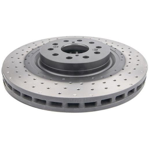 DBA T3 4000 Drilled Dimpled Brake Rotor Single 345mm Front DBA42696XD
