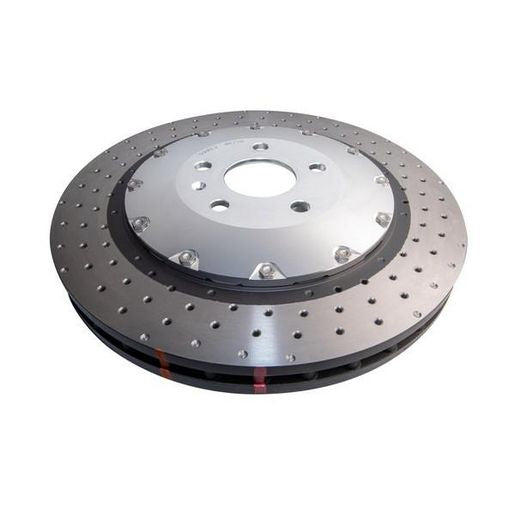 DBA XD 5000 Drilled Dimpled Replacement Brake Rotor Single 370mm Front DBA52844.1XD
