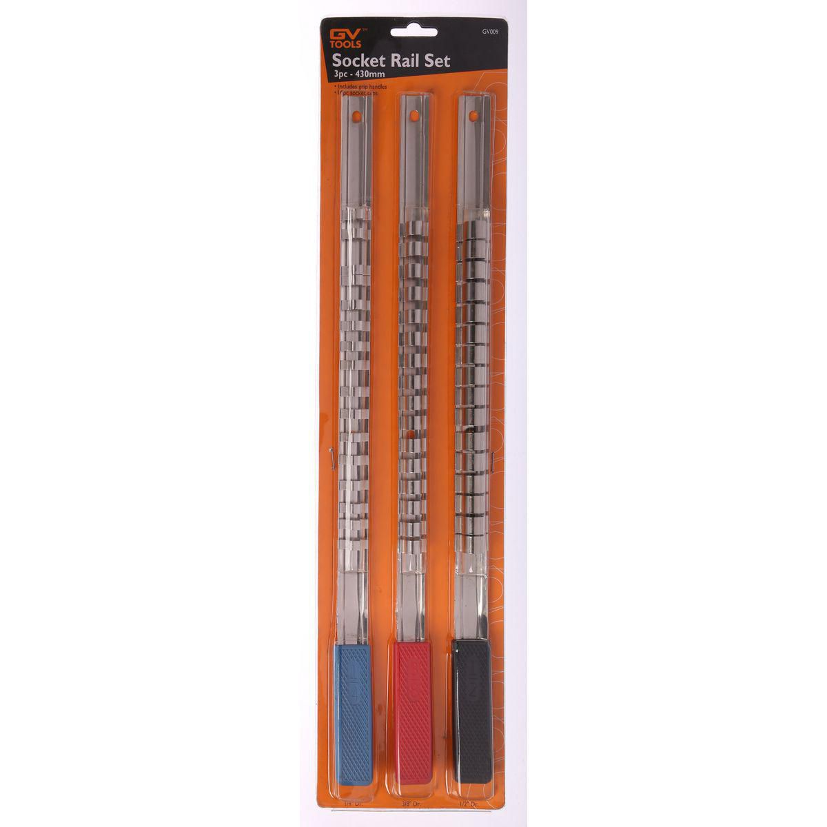 GV Tools Socket Rail 3 Pack GV009-1