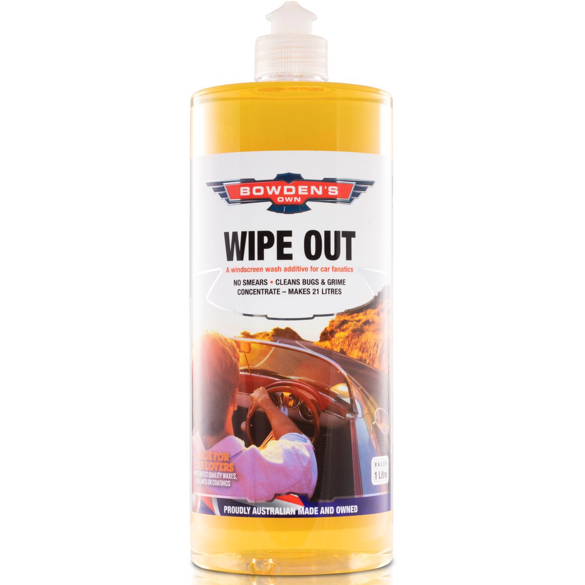 Bowden's Own Wipe Out Windscreen Washer Addtive 1L