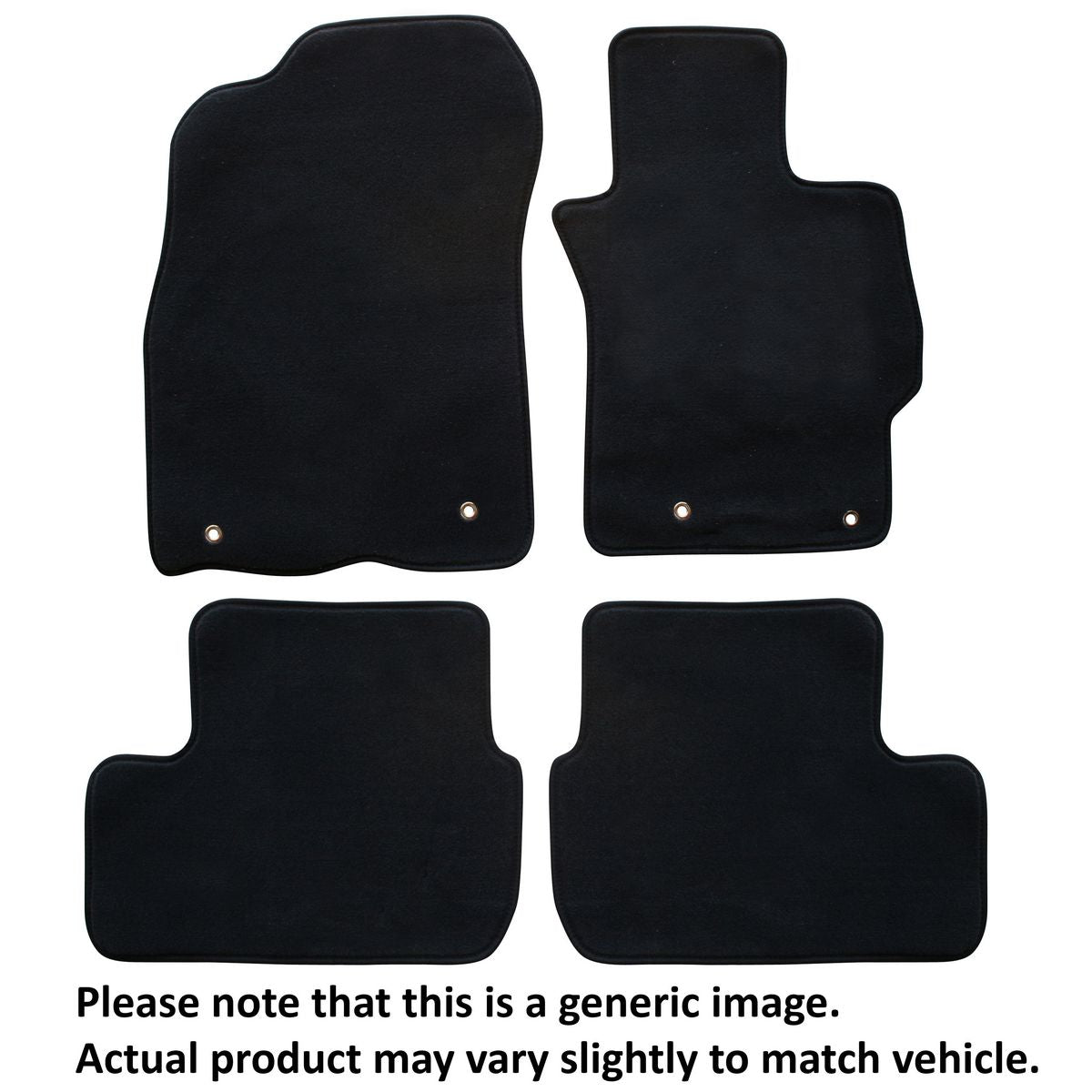 Sunland Floormats fits HYUNDAI ACCENT (RB) 4 Piece - Charcoal