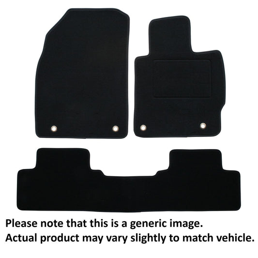 Sunland Floormats fits SUBARU IMPREZA/WRX & XV (G4 - MY12/G4) 3 Piece - Black
