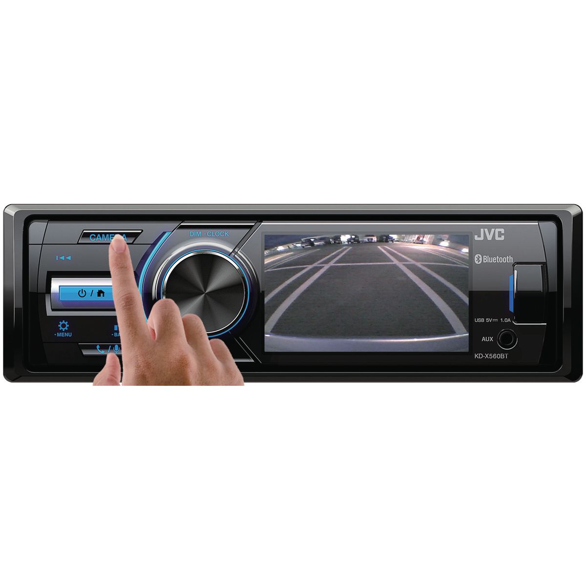 JVC 3in. Monitor Bluetooth Head Unit KD-X560BT