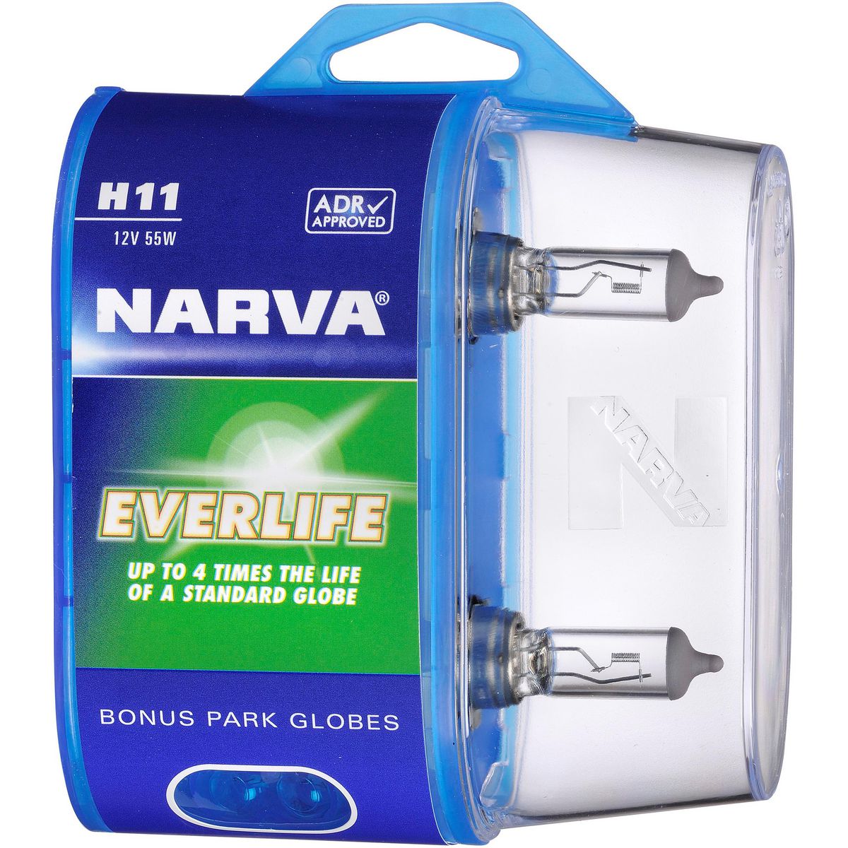 Narva H11 Everlife Halogen Headlight Globes 12V 55W