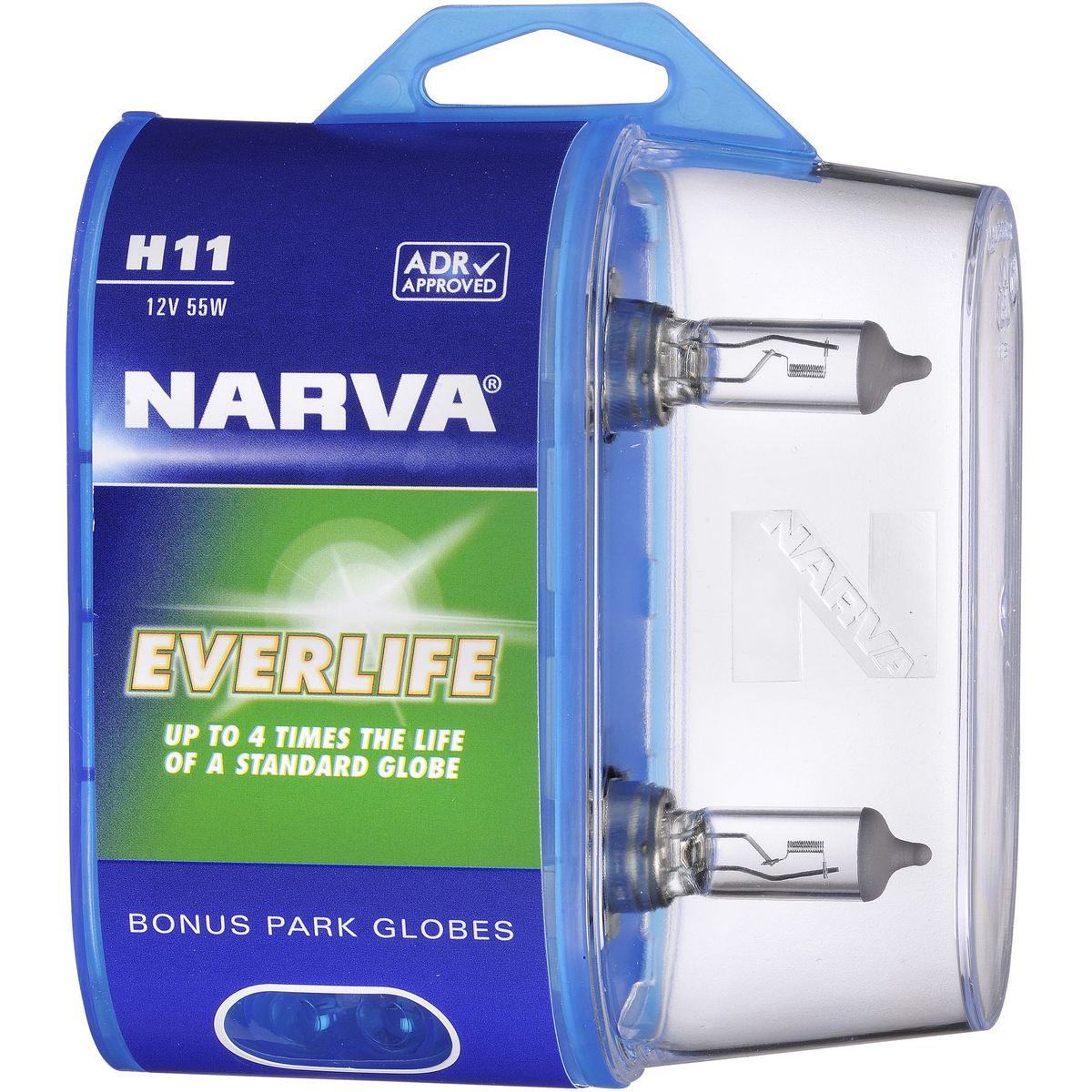 Narva H11 Everlife Halogen Headlight Globes 12V 55W