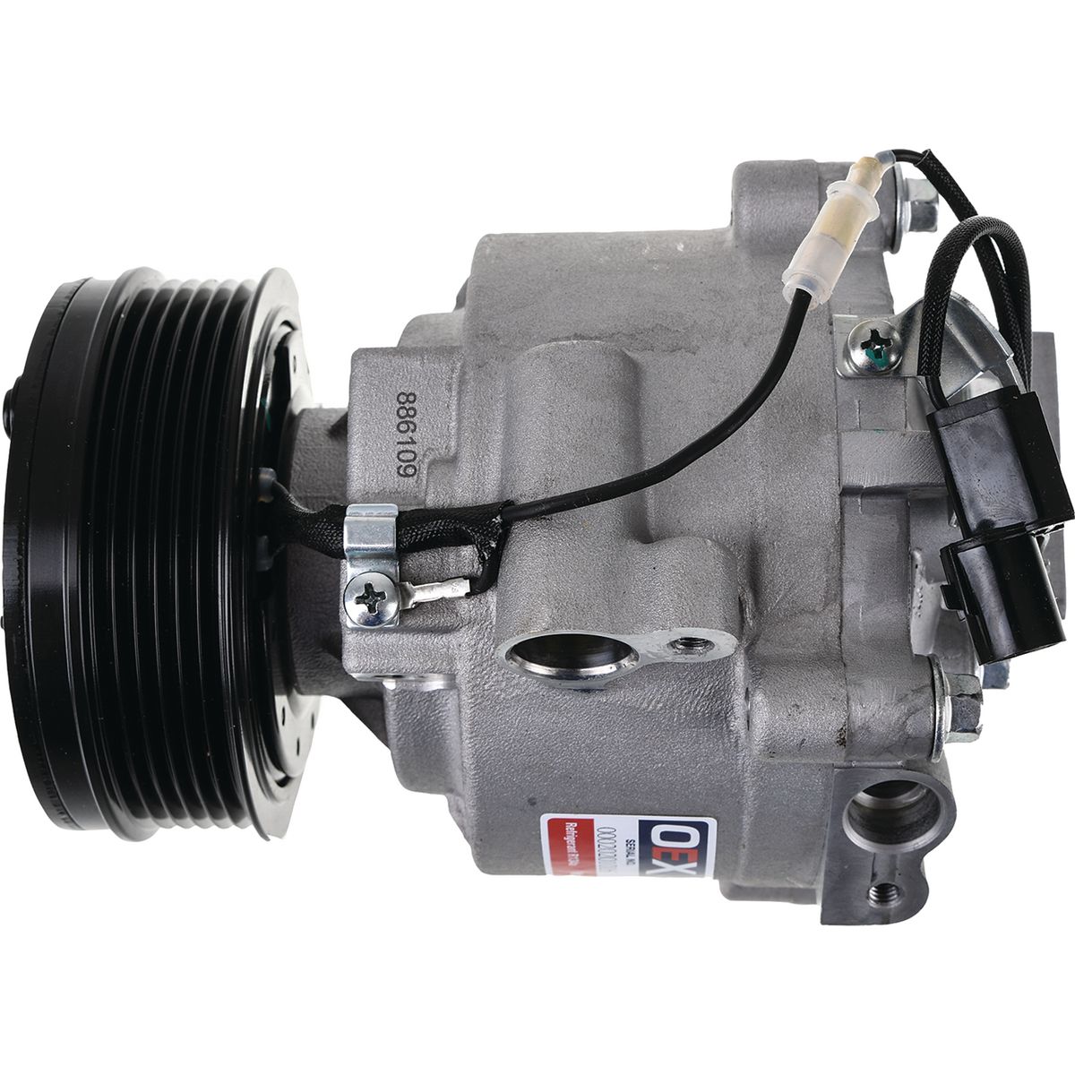 OEX Air Conditioning Compressor 12V Direct Mount Mitsubishi Qs90 Style CXM0011