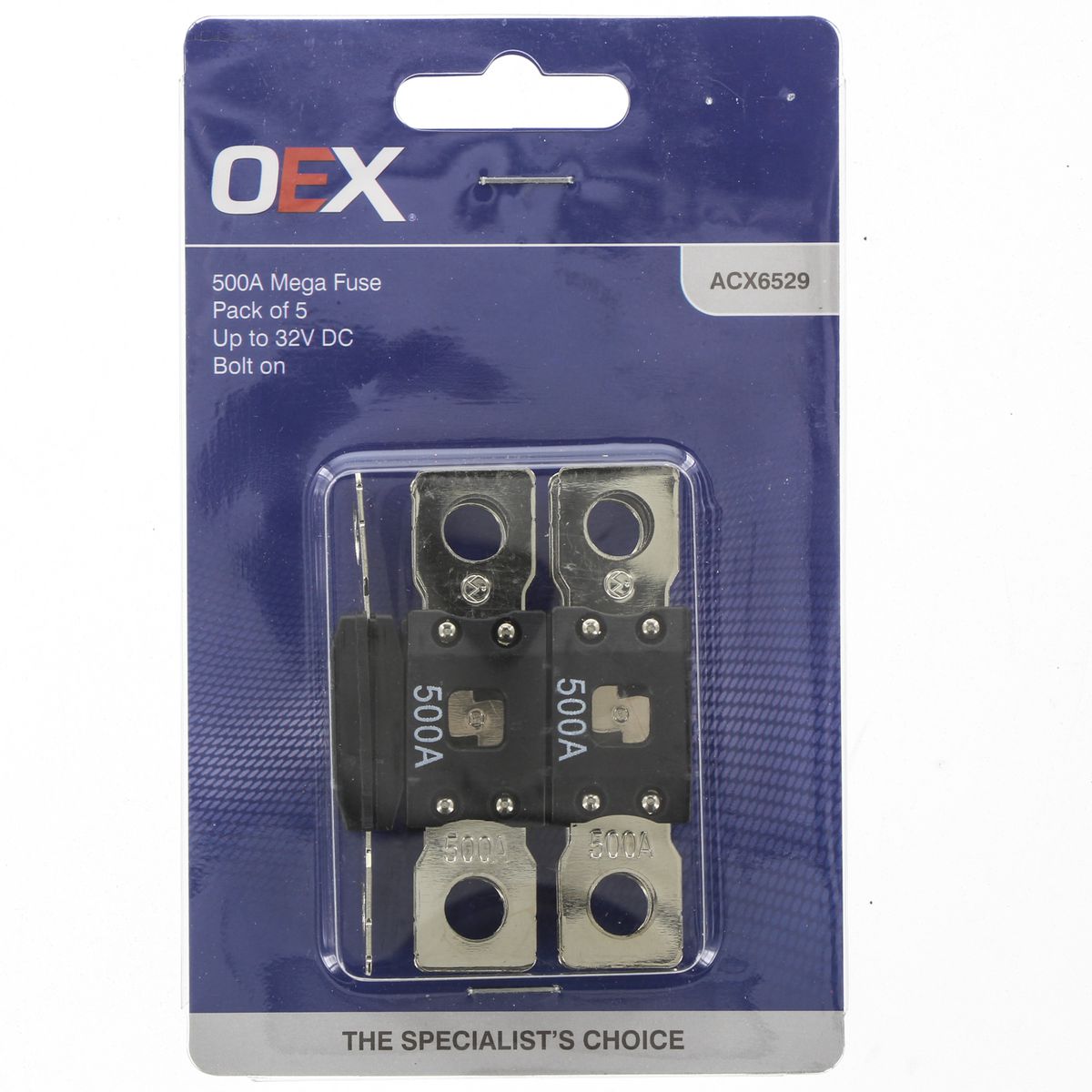 OEX Mega Fuse 500A 5 Pack ACX6529