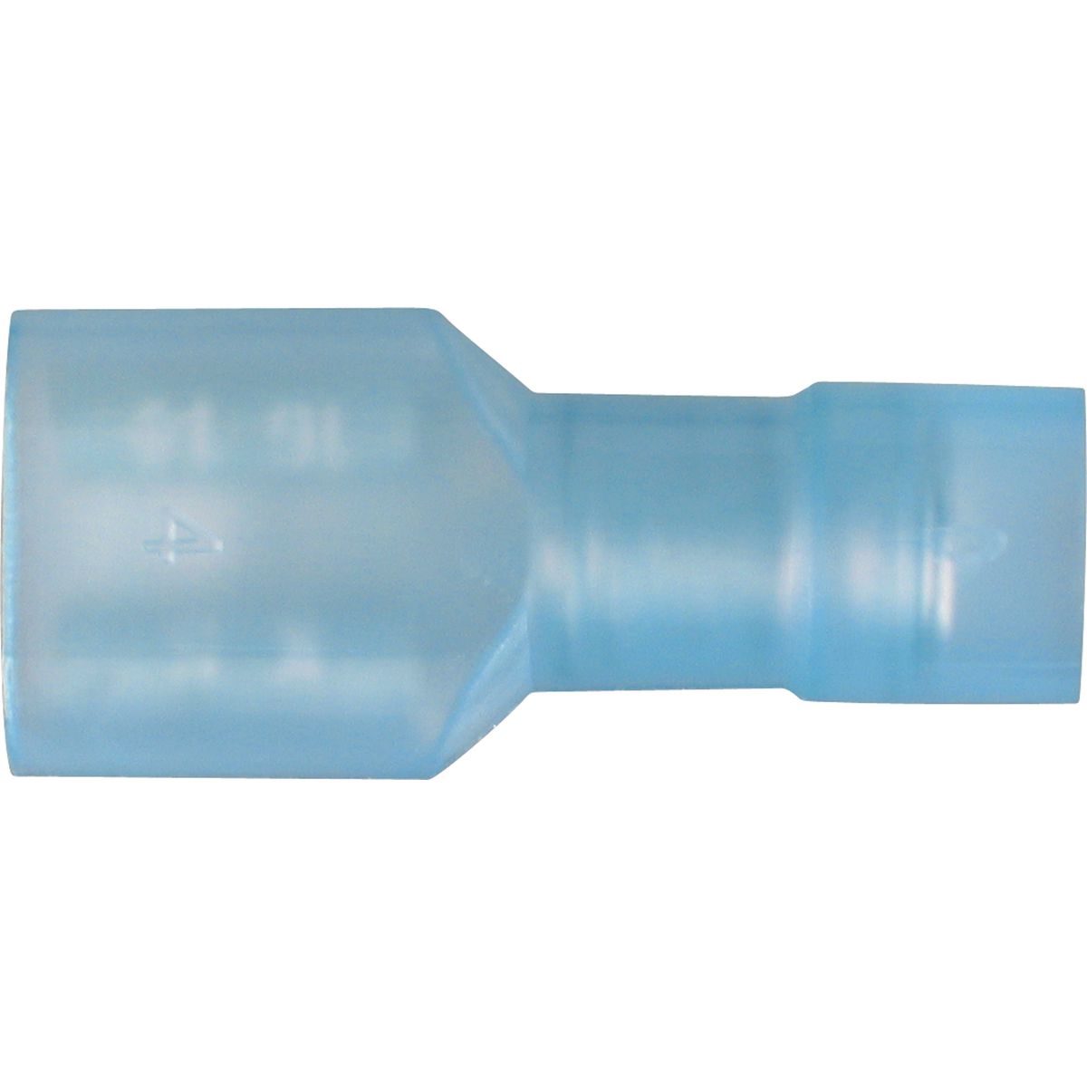 OEX Crimp Terminal Female Blade Blue Terminal Entry 6.3 X 0.8mm Polycarbonate 100 Pce ACX3023