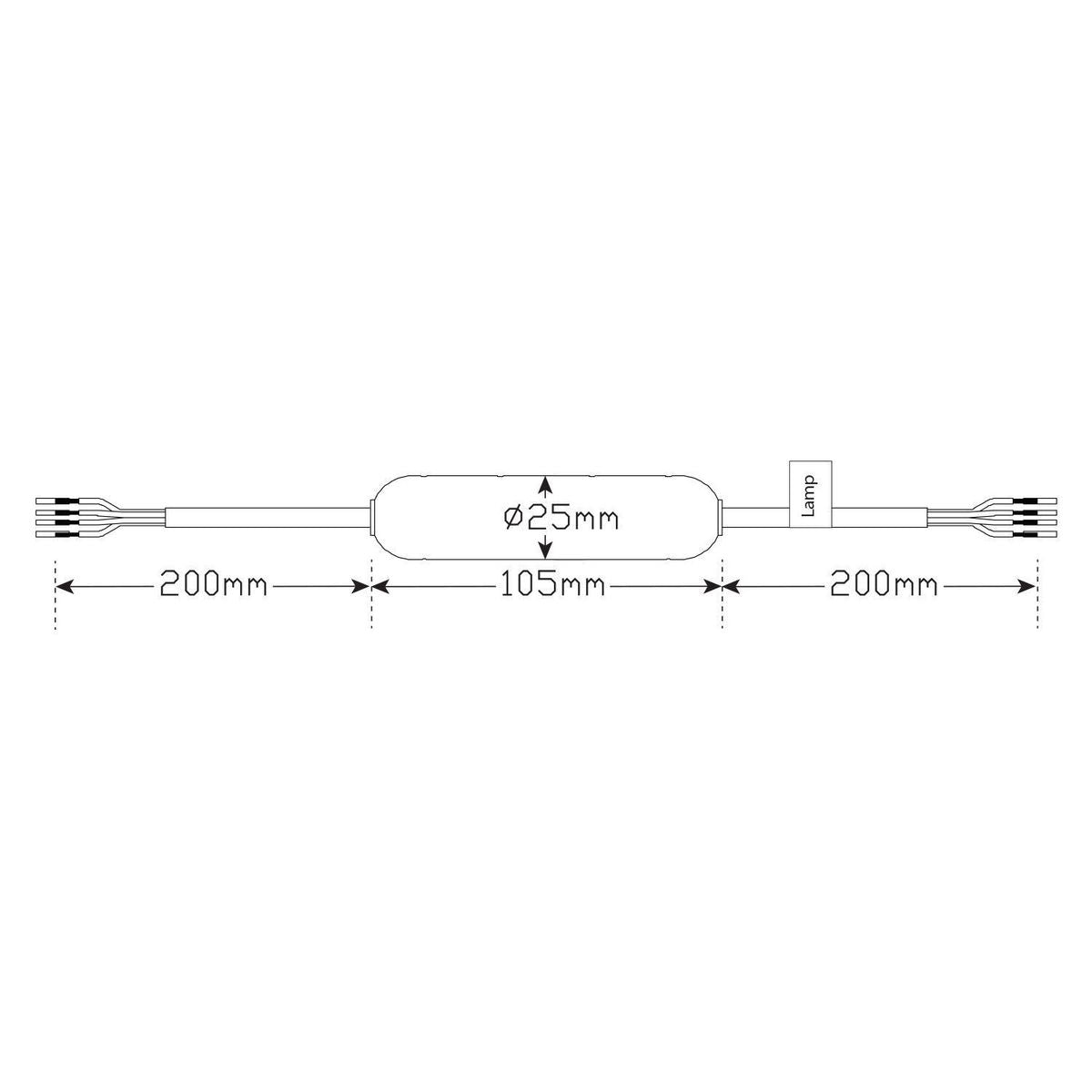 LED Autolamps Daytime Running Light Converter Suits Ledtec 80 Series And 175Awtb Series DRLHOTDOG
