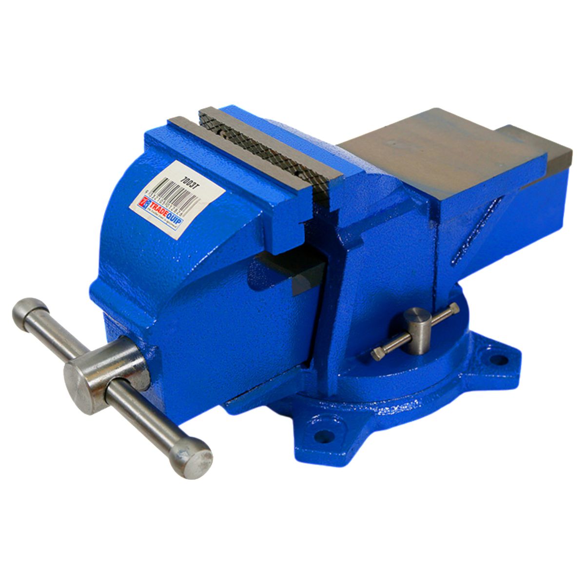 Trade Quip Bench Vice Swivel Base With Anvil 125Mm 7003T