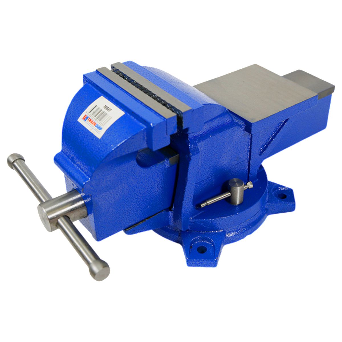 Trade Quip Bench Vice Swivel Base With Anvil 150Mm 7004T