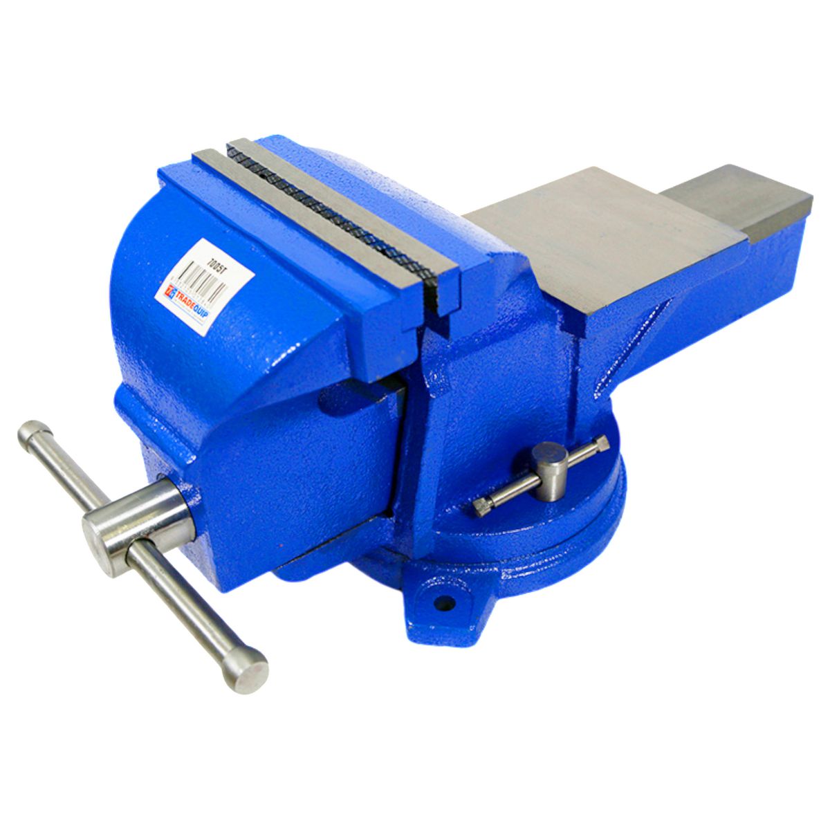 Trade Quip Bench Vice Swivel Base With Anvil 200Mm 7005T
