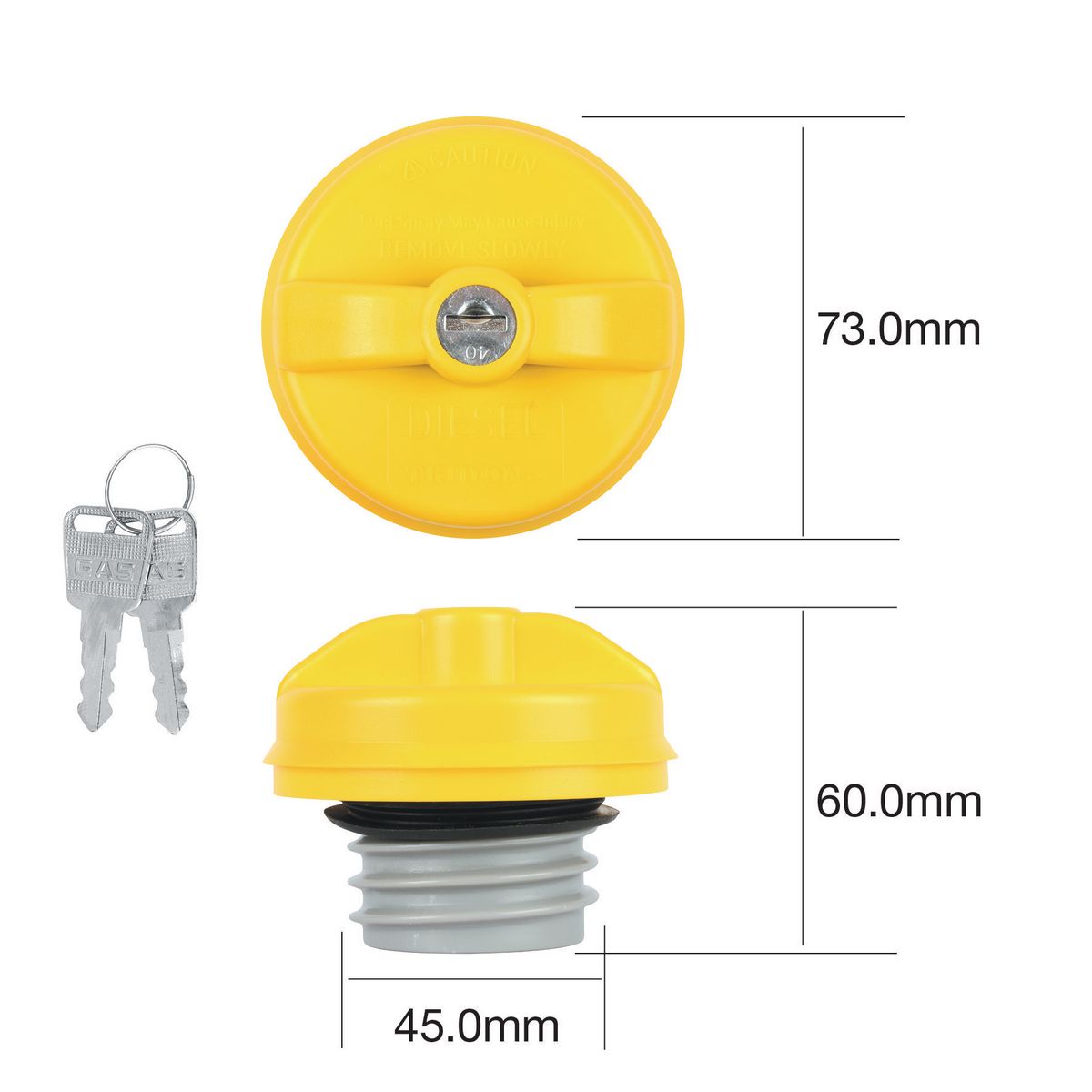 Tridon Fuel Cap (Locking) TFL244D