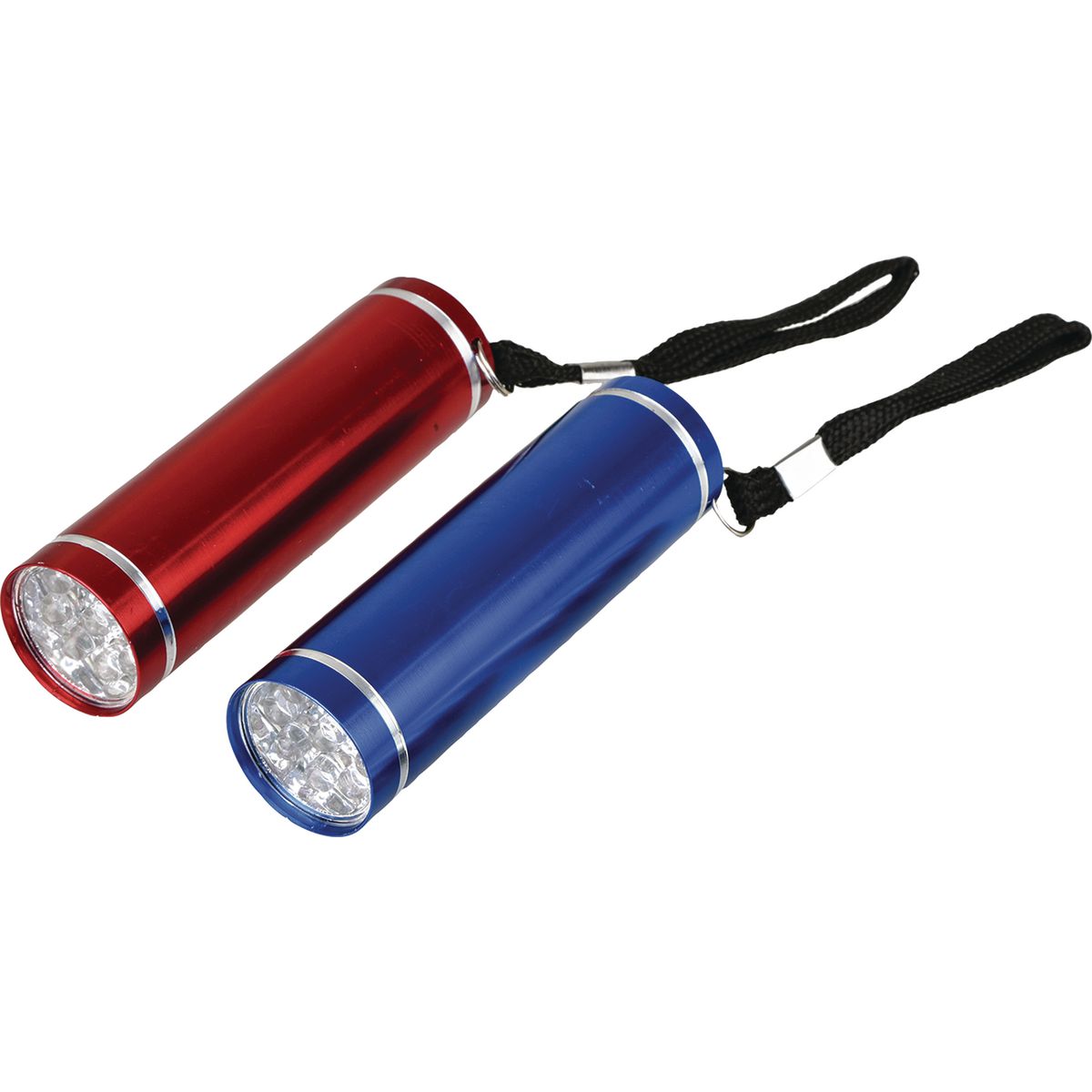 Gearup Aluminium 9 LED Flashlight Twin Pack Red GU9LED2PK